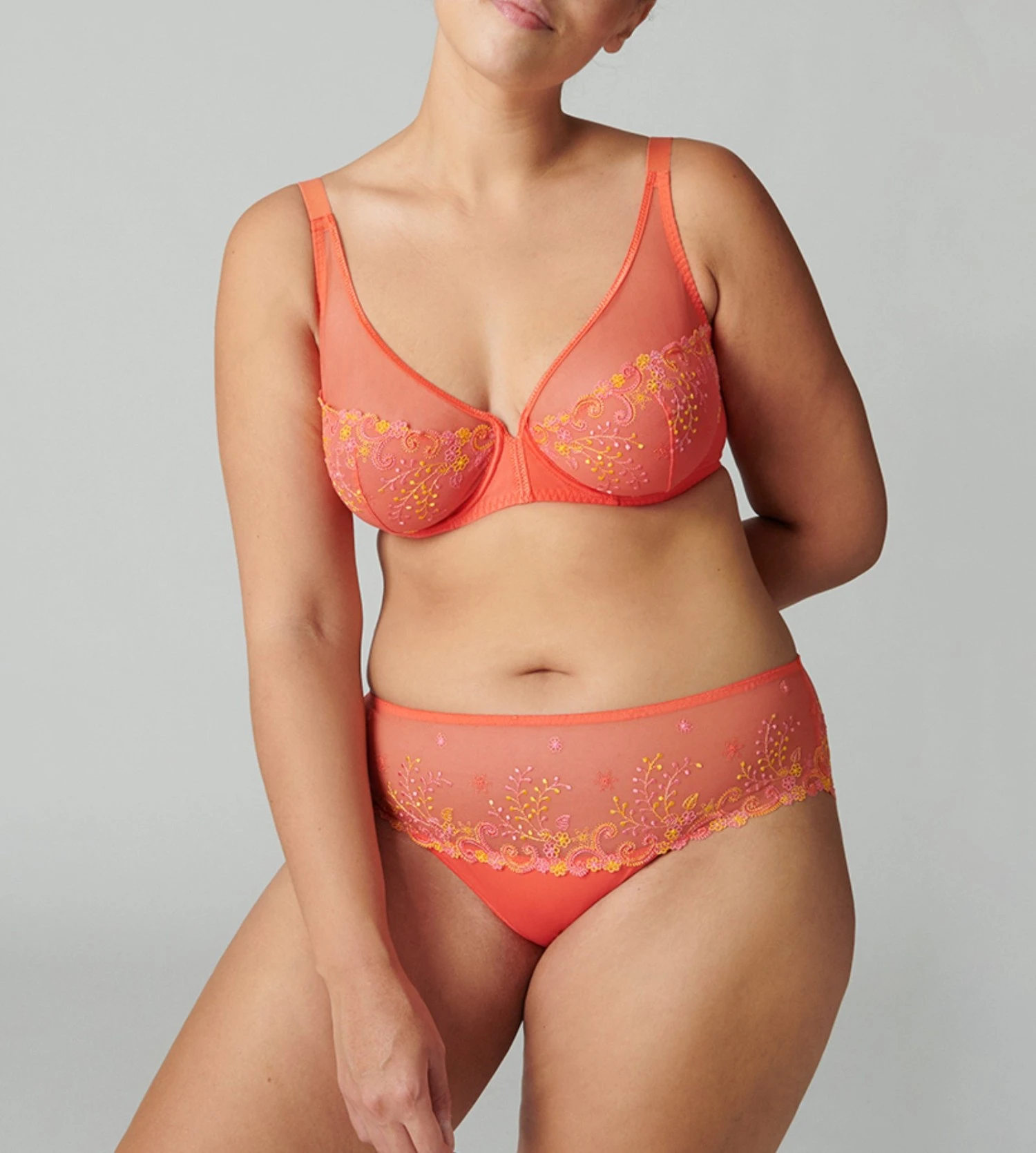 Simone Perele Shorty Pour Femme Délice Mango 3 Simone Perele Shorty Pour Femme Délice Mango – Image 3