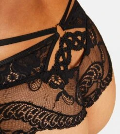 Aubade Shorty Saint Tropez Precious Tale NOIR -Sousvêtement Magasin shorty saint tropez precious tale noir 4