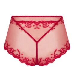 Shorty Sexy Splendeur Soie ROUGE -Sousvêtement Magasin shorty sexy splendeur soie rouge 2