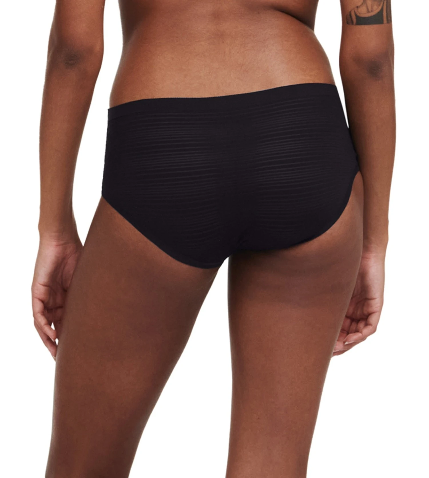 Chantelle Shorty Softstretch Stripes Noir 2 Chantelle Shorty Softstretch Stripes Noir – Image 2