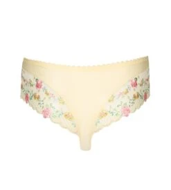 PRIMA DONNA Shorty String Brodé Sedaine French Vanilla -Sousvêtement Magasin shorty string brode sedaine french vanilla 2
