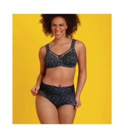 ANITA Shorty Taille Haute Clara Art ANTHRACITE -Sousvêtement Magasin shorty taille haute clara art anthracite 408 3