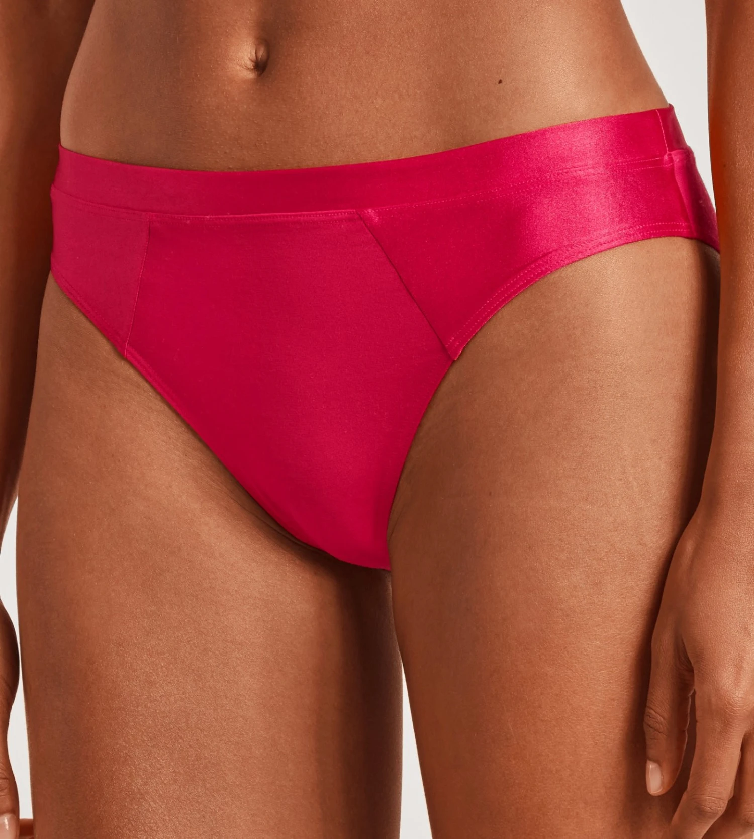 Calida Slip Avec Bords En Satin Cate 176 Barberry Red 2 Calida Slip Avec Bords En Satin Cate 176 Barberry Red – Image 2