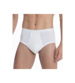 Calida Slip Avec Ouverture Twisted Cotton BLANC 001