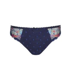 PRIMA DONNA Slip Brésilien Brodé Sedaine Water Blue
