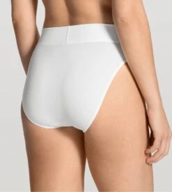 Calida Slip Brésilien En Coton ELASTIC BLANC 001 -Sousvêtement Magasin slip bresilien en coton elastic blanc 001 2