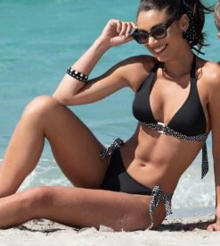 Slip De Bain à Lacets Dolce Vita Pois Noir 9 Slip De Bain à Lacets Dolce Vita Pois Noir -Sousvêtement Magasin slip de bain a lacets dolce vita pois noir 3