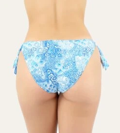 Slip De Bain à Nouer Liscia BLEU TURQUOISE 10 -Sousvêtement Magasin slip de bain a nouer liscia bleu turquoise 10 2