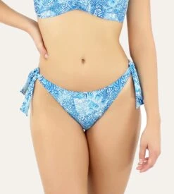 Slip De Bain à Nouer Liscia BLEU TURQUOISE 10 -Sousvêtement Magasin slip de bain a nouer liscia bleu turquoise 10 4