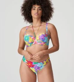 Slip De Bain Brésilien Sazan Blue Bloom -Sousvêtement Magasin slip de bain bresilien sazan blue bloom 2