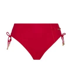 Slip De Bain D'Or Et De Chaines Framboise