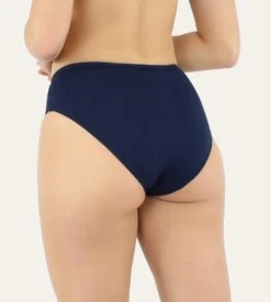 Slip De Bain Drapé Grace MARINE 18 -Sousvêtement Magasin slip de bain drape grace marine 18 2