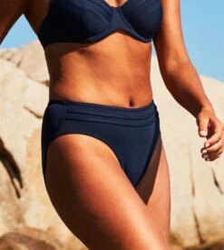 Slip De Bain Drapé Grace MARINE 18 -Sousvêtement Magasin slip de bain drape grace marine 18 3