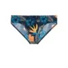 Hom Slip De Bain Imprimé Tiki P0RA Navy Print