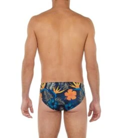Hom Slip De Bain Imprimé Tiki P0RA Navy Print 10 Hom Slip De Bain Imprimé Tiki P0RA Navy Print -Sousvêtement Magasin slip de bain imprime tiki p0ra navy print 4