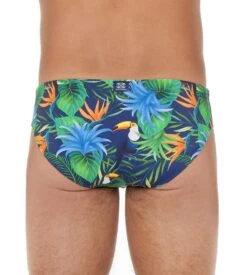 Hom Slip De Bain Mini Toucan P0RA Navy Print -Sousvêtement Magasin slip de bain mini toucan p0ra navy print 2