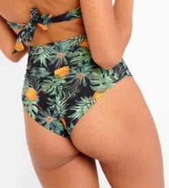 Banana Moon Slip De Bain Taille Haute Réglable Noir KAE01 -Sousvêtement Magasin slip de bain taille haute reglable noir kae01 1