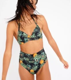 Banana Moon Slip De Bain Taille Haute Réglable Noir KAE01 -Sousvêtement Magasin slip de bain taille haute reglable noir kae01 2