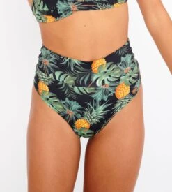 Banana Moon Slip De Bain Taille Haute Réglable Noir KAE01 -Sousvêtement Magasin slip de bain taille haute reglable noir kae01 3