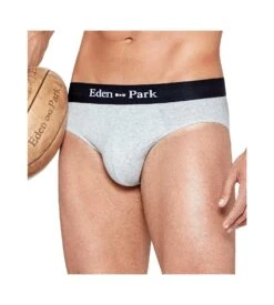 Eden Park Slip En Coton Premium 169 Gris Chine