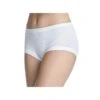 Slip Haut En Coton Jacquard Blanc