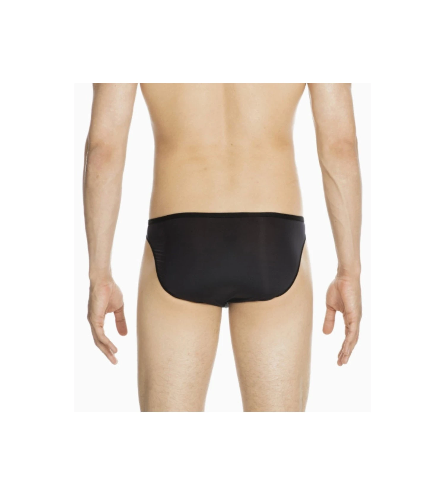 Slip Homme Seconde Peau Plumes NOIR 2 Slip Homme Seconde Peau Plumes NOIR – Image 2