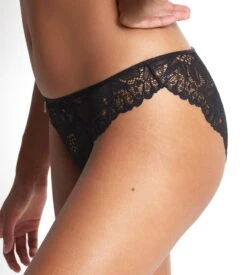 Aubade Slip Italien Flowermania NOIR -Sousvêtement Magasin slip italien flowermania noir 3