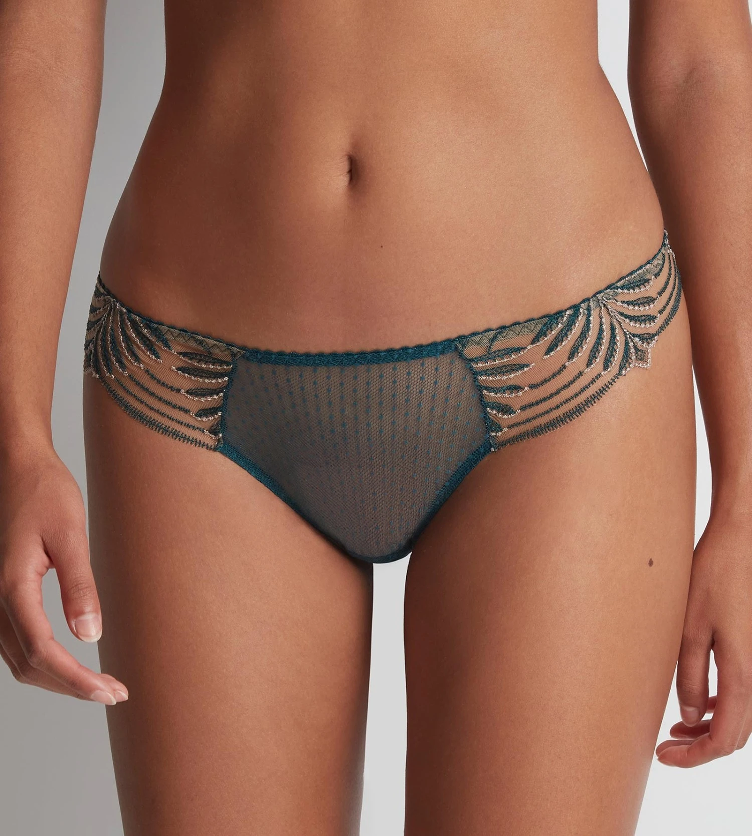 Aubade Slip Italien Hypnolove Evergreen 2 Aubade Slip Italien Hypnolove Evergreen – Image 2