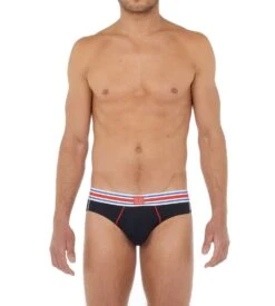 Hom Slip Micro Tie Break Noir 11 Hom Slip Micro Tie Break Noir -Sousvêtement Magasin slip micro tie break noir 5