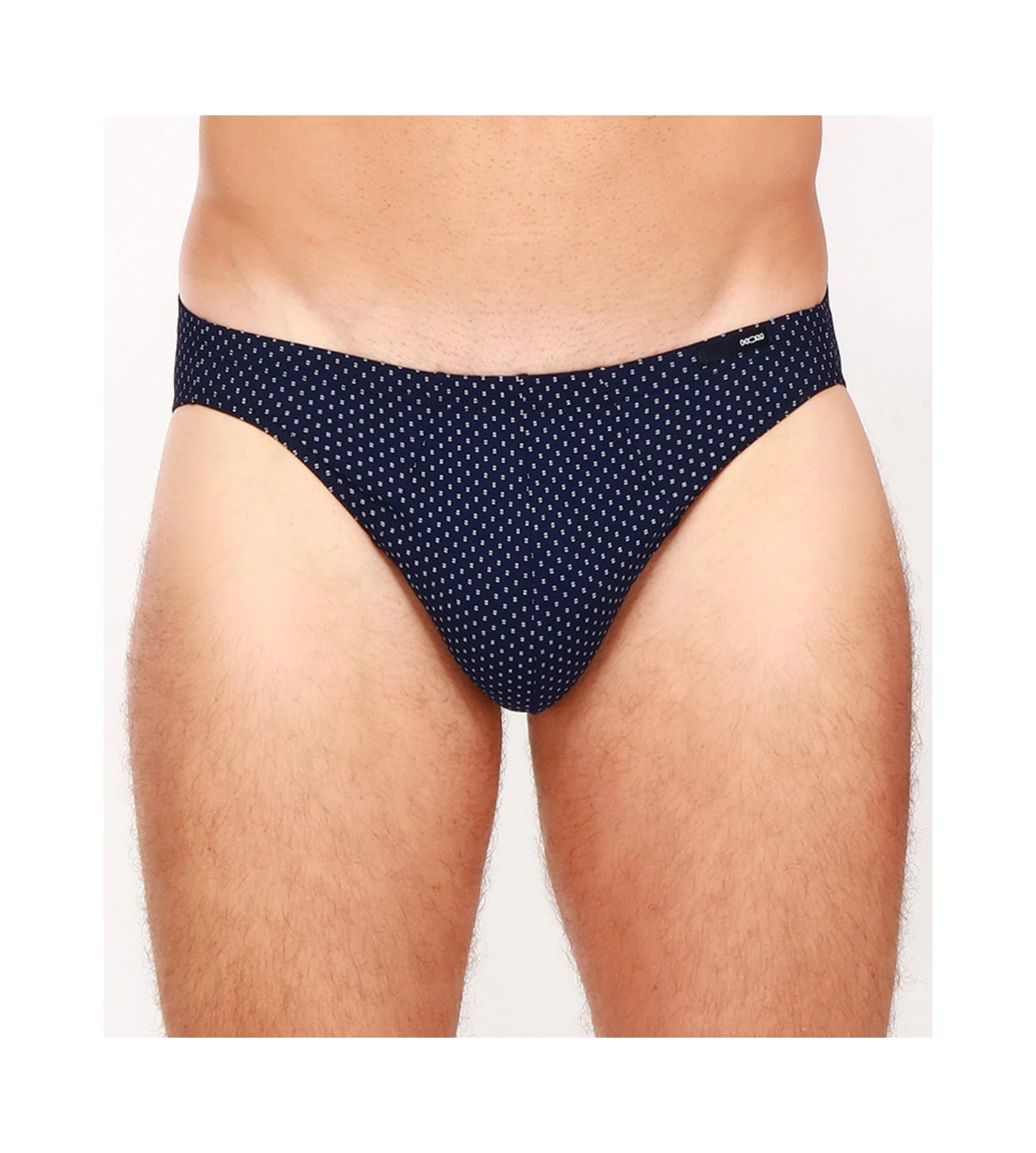 Hom Slip Microfibre Motif Cravate Max MARINE OORA 3 Hom Slip Microfibre Motif Cravate Max MARINE OORA – Image 3