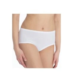 Calida Slip Midi En Coton Classic Slip BLANC