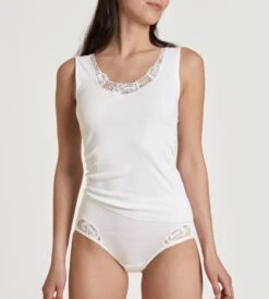 Calida Slip Midi Pour Femme BLANC -Sousvêtement Magasin slip midi pour femme blanc 01 2