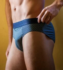 Hom Slip Mini HO1 Valere Navy Print 10 Hom Slip Mini HO1 Valere Navy Print -Sousvêtement Magasin slip mini ho1 valere i0ra navy print 3