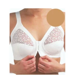 Soutien-gorge Sans Armatures Agrafé Devant CHAIR