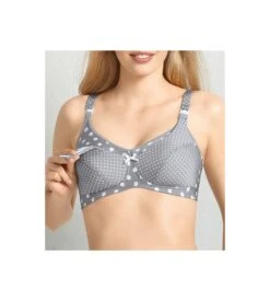 ANITA Soutien-gorge Allaitement Polka Dot TAUPE -Sousvêtement Magasin soutien gorge allaitement polka dot taupe 2