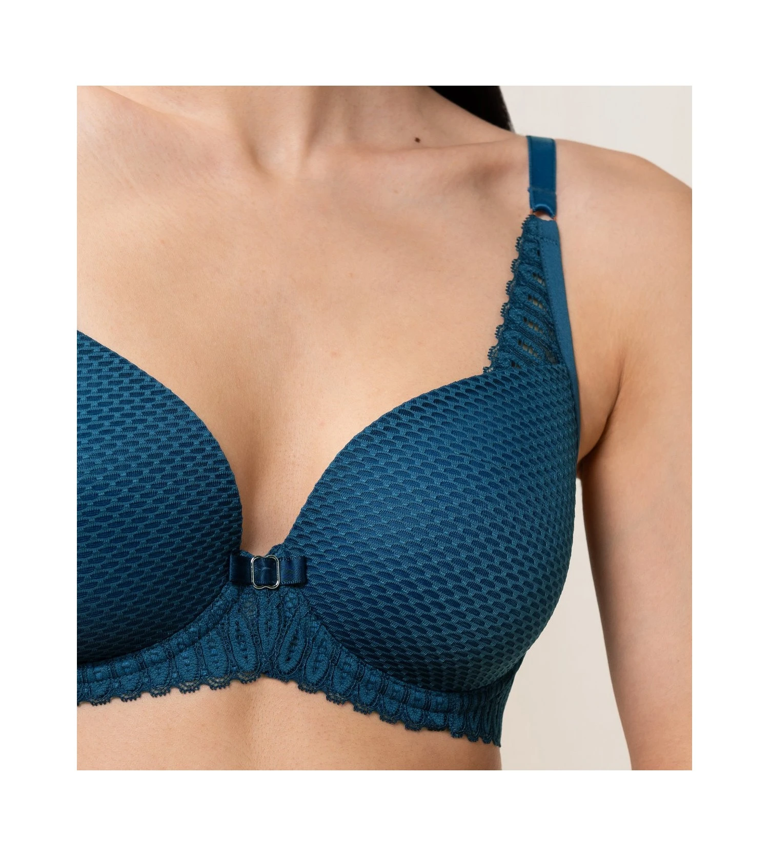 Triumph Soutien-gorge Balconnet Aura Spotlight Smokey Blue 3 Triumph Soutien-gorge Balconnet Aura Spotlight Smokey Blue – Image 3