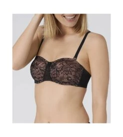 Triumph Soutien-gorge Bandeau Grande Taille Amourette Charm NOIR -Sousvêtement Magasin soutien gorge bandeau grande taille 04 noir 2
