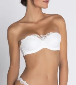 Sousvêtement Magasin -Sousvêtement Magasin soutien gorge bandeau source beaute ecru nacre 1