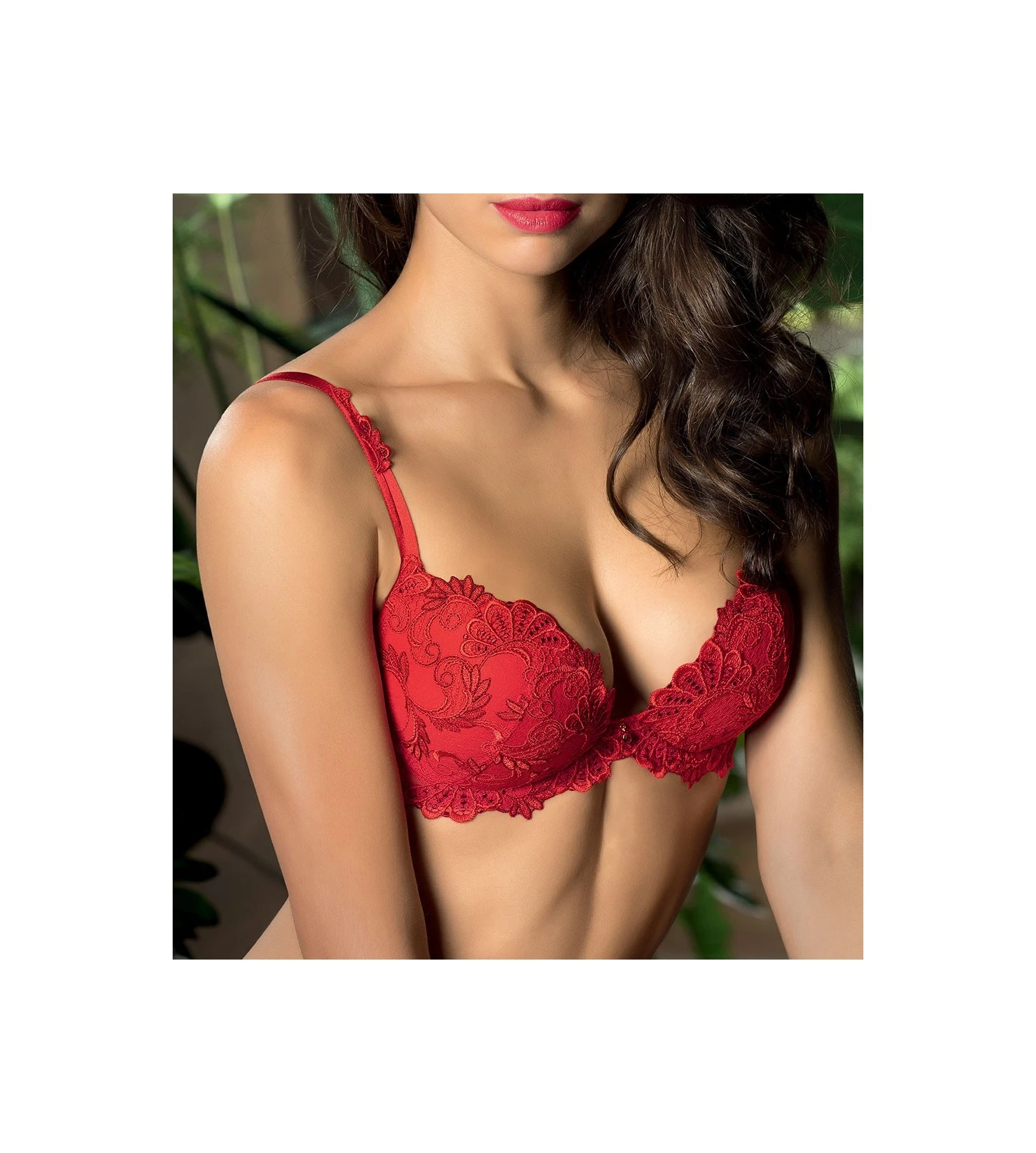 Soutien-gorge Coque Dressing Floral ROUGE 1 Soutien-gorge Coque Dressing Floral ROUGE