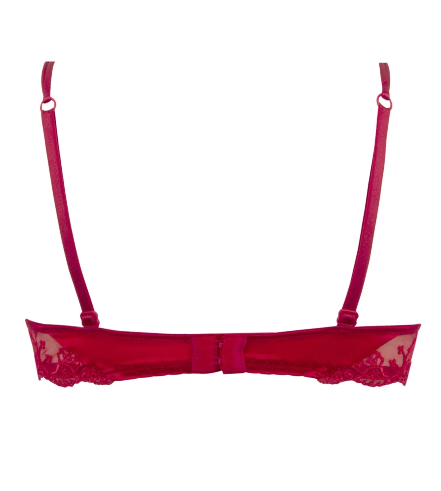 Soutien-gorge Corbeille Splendeur Soie Rouge 3 Soutien-gorge Corbeille Splendeur Soie Rouge – Image 3