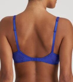 MARIE JO Soutien-gorge Demi-mousse Plongeant Nellie Bleu Electrique -Sousvêtement Magasin soutien gorge demi mousse plongeant nellie bleu electrique 2