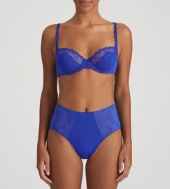 MARIE JO Soutien-gorge Demi-mousse Plongeant Nellie Bleu Electrique -Sousvêtement Magasin soutien gorge demi mousse plongeant nellie bleu electrique 5