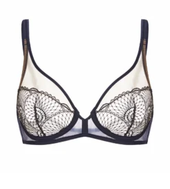 Simone Perele Soutien-gorge Plongeant Reflet Minuit