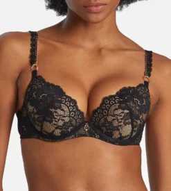 Aubade Soutien-gorge Push-up Night Bird Black Queen -Sousvêtement Magasin soutien gorge push up night bird black queen 1