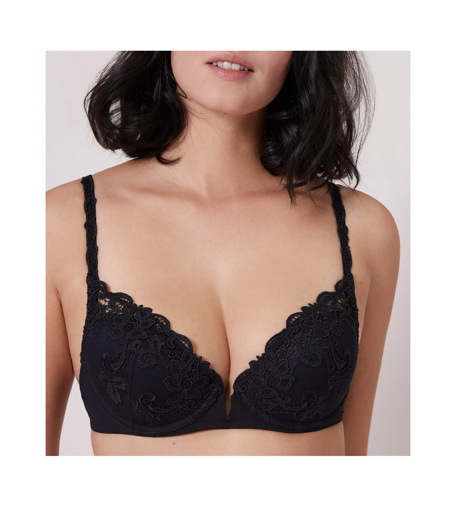 Simone Perele Soutien-gorge Push-up Saga Noir 2 Simone Perele Soutien-gorge Push-up Saga Noir – Image 2