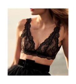 Aubade Soutien-gorge Triangle Bralette Danse Des Sens NOIR -Sousvêtement Magasin soutien gorge triangle bralette noir 3