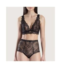 Aubade Soutien-gorge Triangle Bralette Danse Des Sens NOIR -Sousvêtement Magasin soutien gorge triangle bralette noir 5
