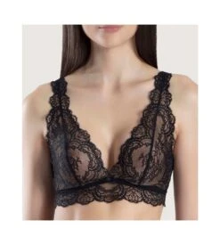 Aubade Soutien-gorge Triangle Bralette Danse Des Sens NOIR -Sousvêtement Magasin soutien gorge triangle bralette noir 6