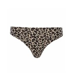 Chantelle String Imprimé Softstretch Leopard Nude