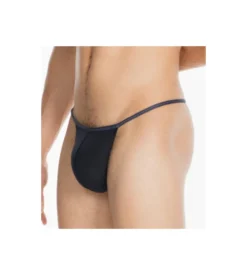String Plume Pour Homme NOIR